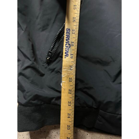 Lands’ End Squall Black Coat Men’s Large – Polartec Fleece Lined - Picture 4 of 10